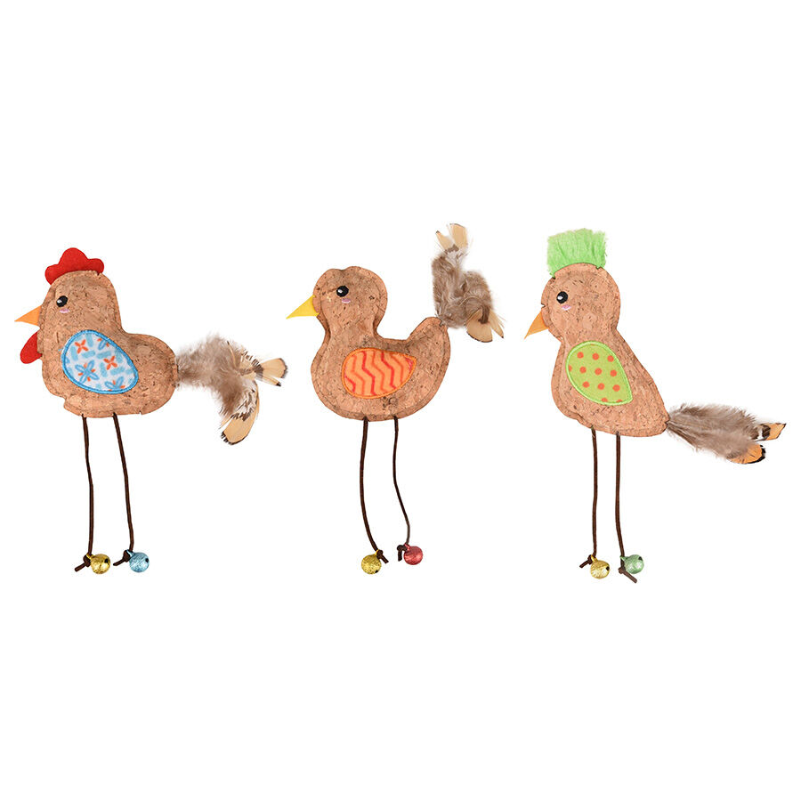 Flamingo JG aves surtidas de peluche para gatos Imagen numero 3